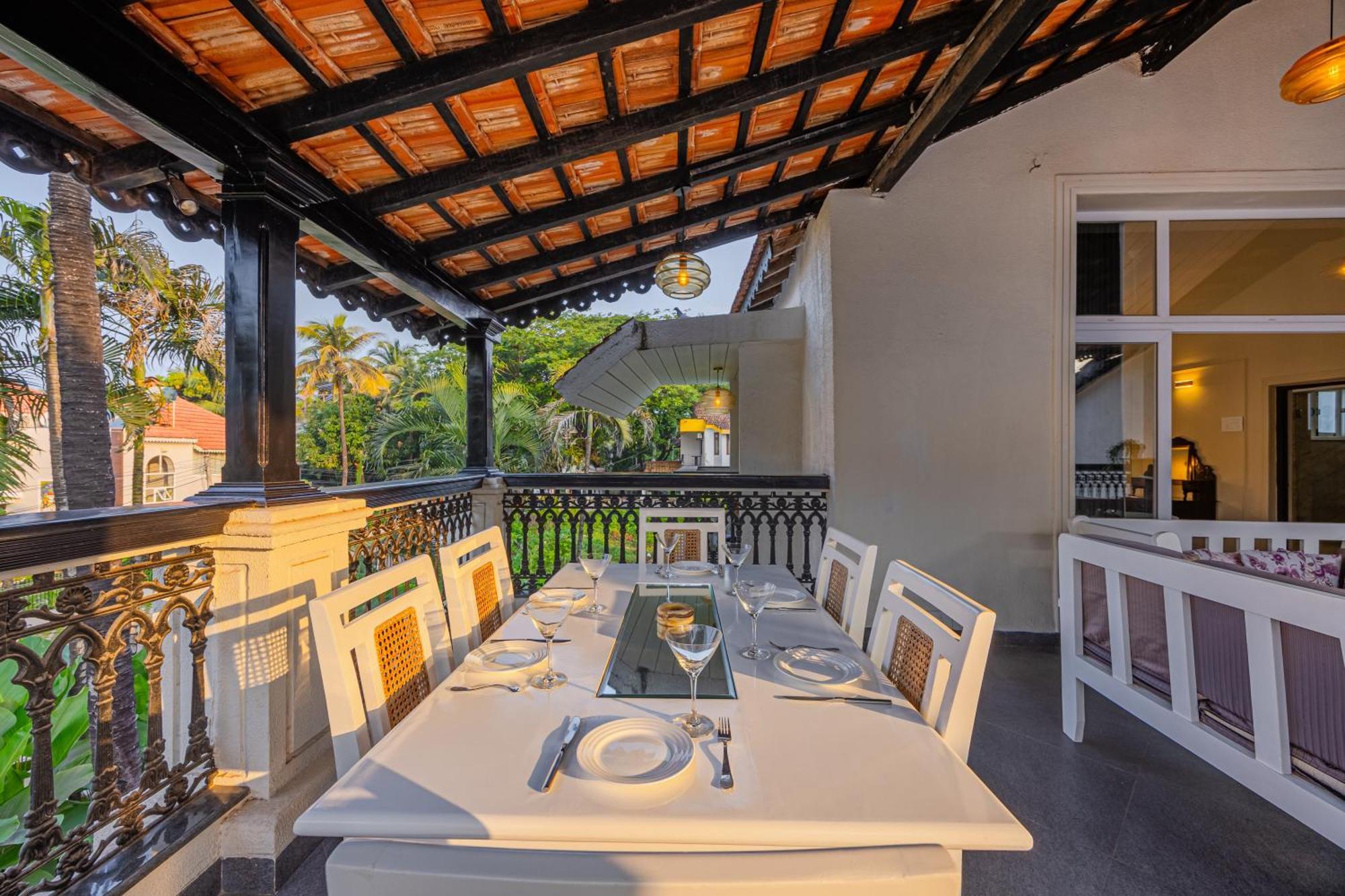 Elivaas 4 Bhk Villa Near Beach With Private Pool & Bar - Casa Boa Vida Кандолим Екстериор снимка