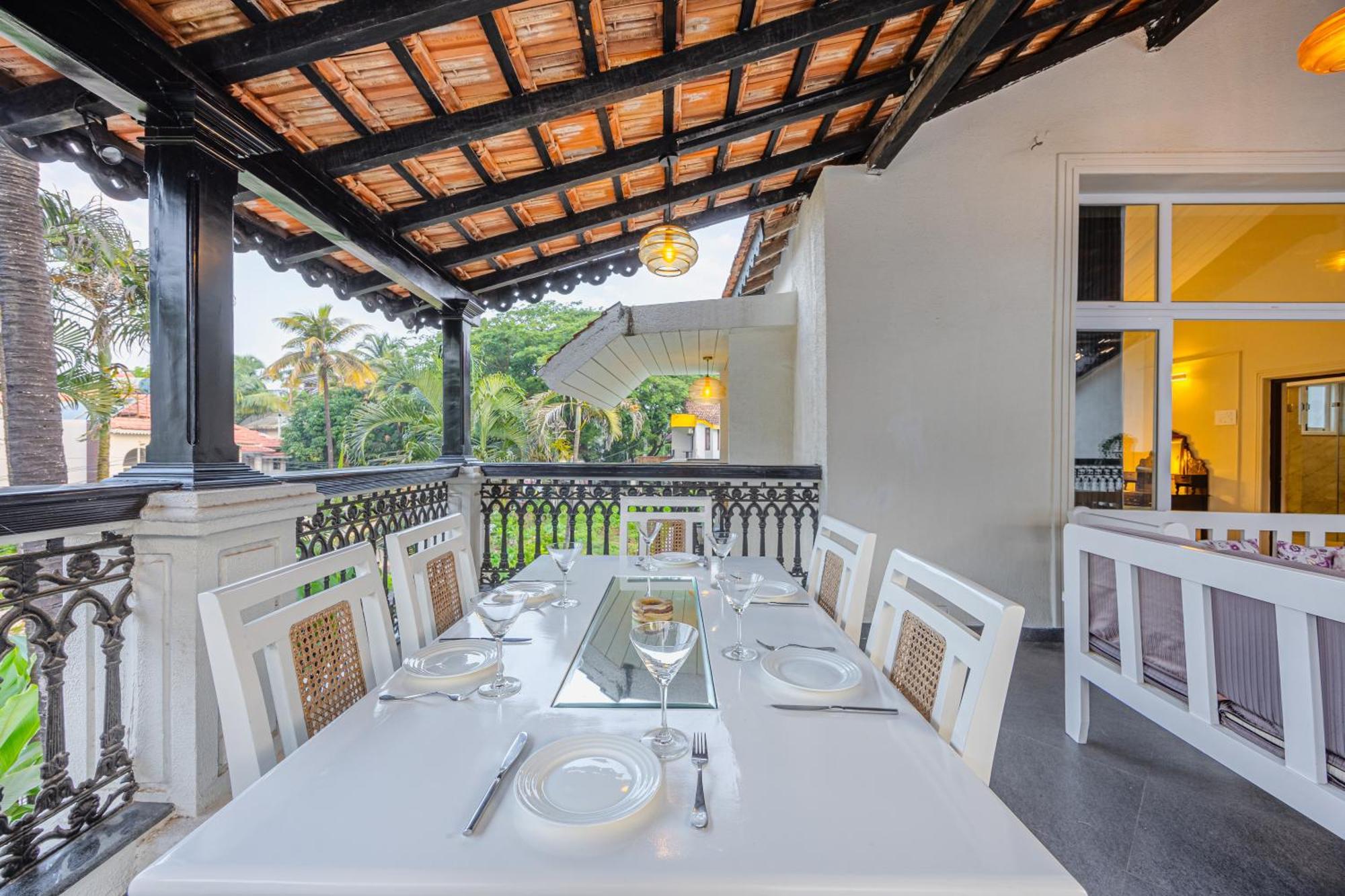 Elivaas 4 Bhk Villa Near Beach With Private Pool & Bar - Casa Boa Vida Кандолим Екстериор снимка