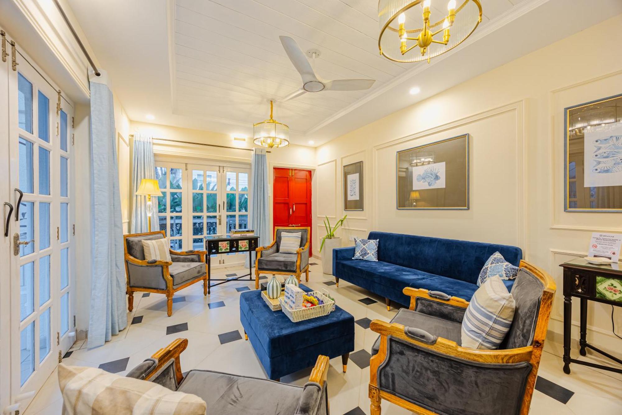 Elivaas 4 Bhk Villa Near Beach With Private Pool & Bar - Casa Boa Vida Кандолим Екстериор снимка