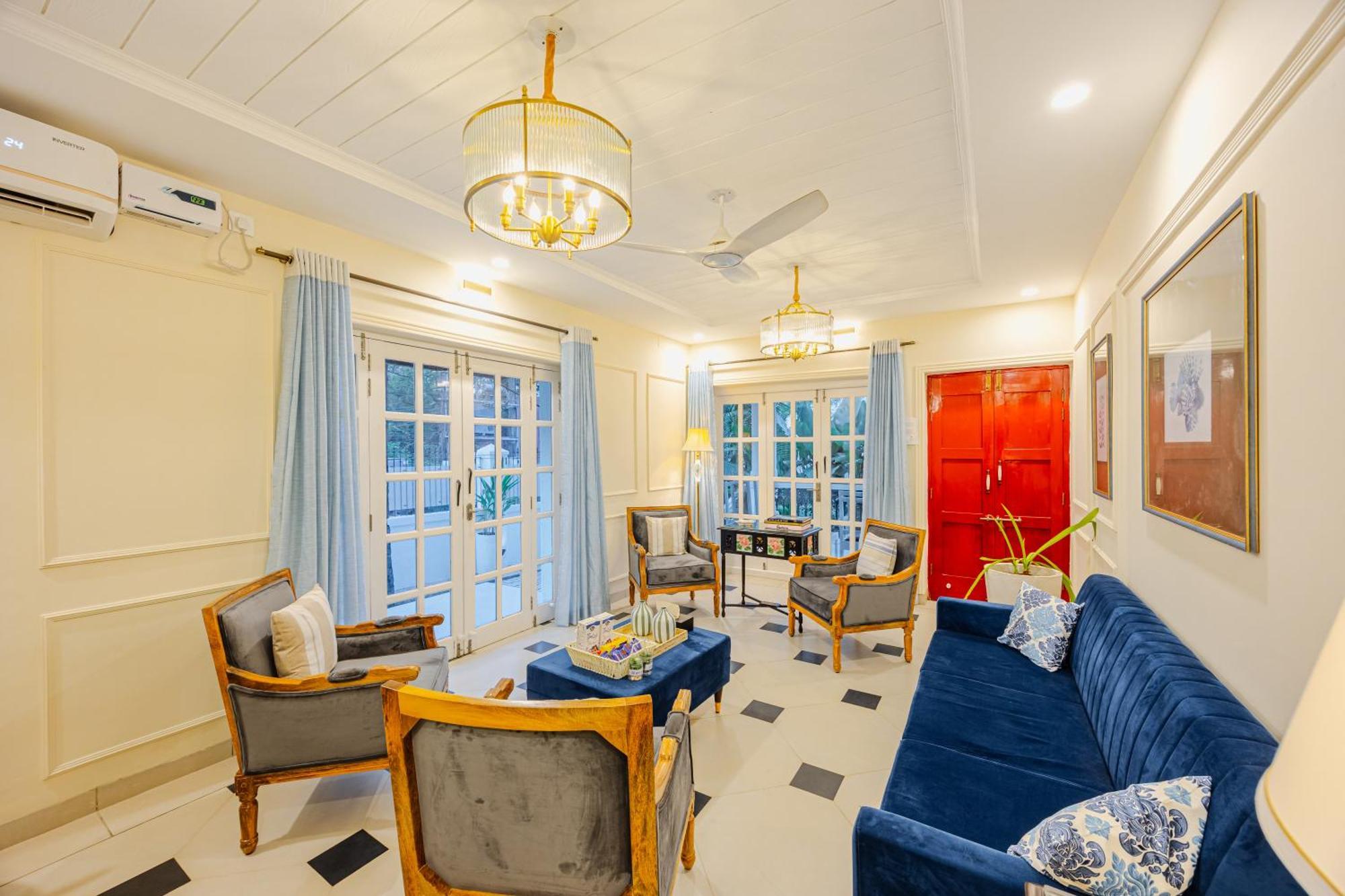 Elivaas 4 Bhk Villa Near Beach With Private Pool & Bar - Casa Boa Vida Кандолим Екстериор снимка